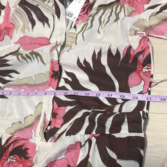 H&M Floral Dress with Pink and Brown Accents - Picture 5 of 7